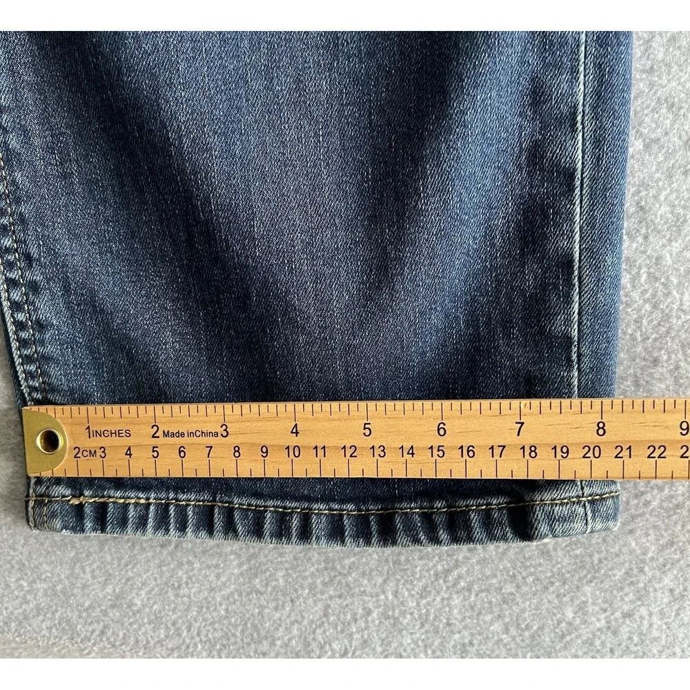 Levi's 541 Mens Jeans Athletic Taper 44 x 34 Blue Flex Stretch Denim Acid Bleach